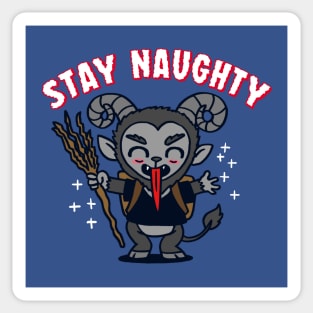 Funny Cute Merry Krampus Christmas Funny Meme Gift Sticker